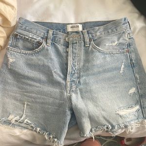 Agolde Parker long jean short